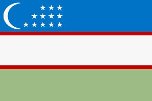 Usbekistan Flagge