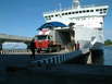 Lastfährschiff in Kaliningrad