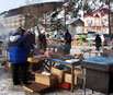 Fischmarkt am Anlegeplatz von Listwjanka