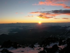 Sonnenaufgang im Kaukasus