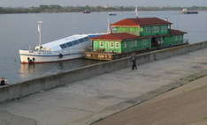 Anlegestelle in Nishnij Nowgorod