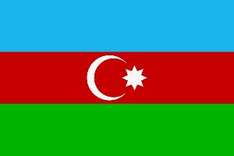 Flagge Aserbaidschan