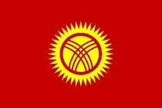 Flagge Kirgisistan