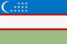 Usbekistan Flagge