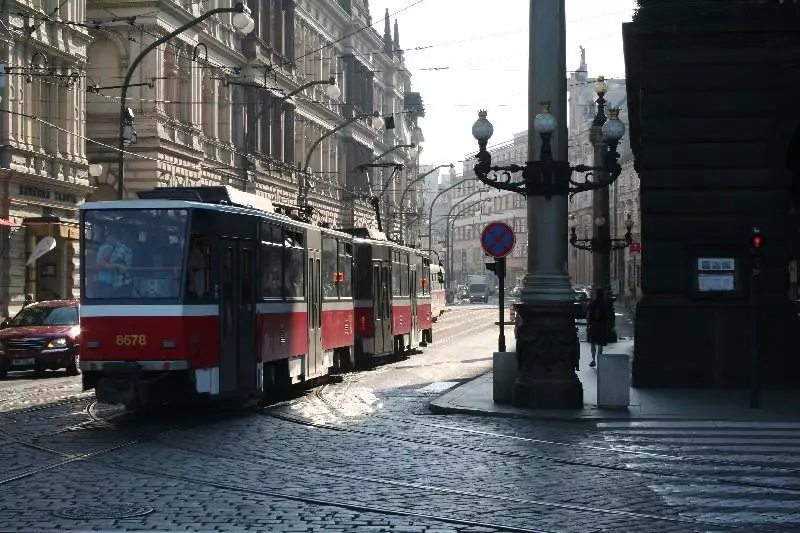 Straßenbahn in der Prager Innenstadt