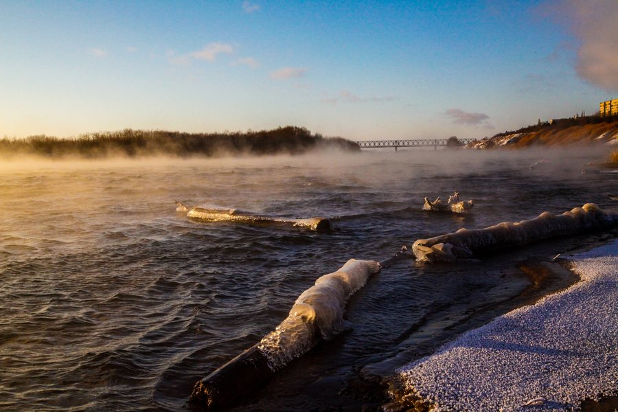 Pavlodar city, Kazakhstan. Irtysh riverside in winter time. 01.jpg