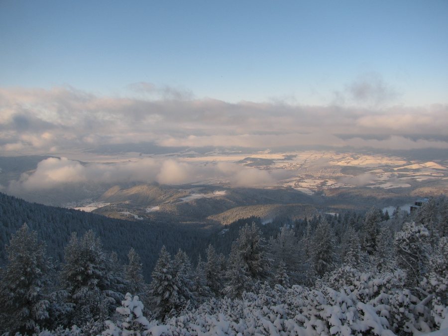 Samokov Valley as seen from Borovets
