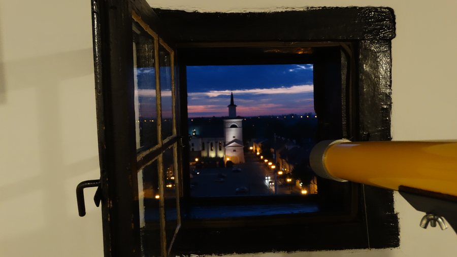 Pułtusk, view of the town hall from the tower
