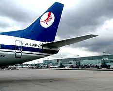 Flugzeug vor dem Start