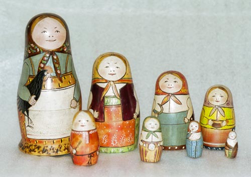 Souvenir aus Russland - Matroschka
