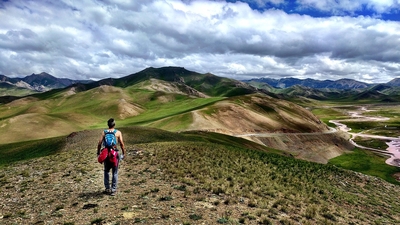 Landschaft in Kirgisistan