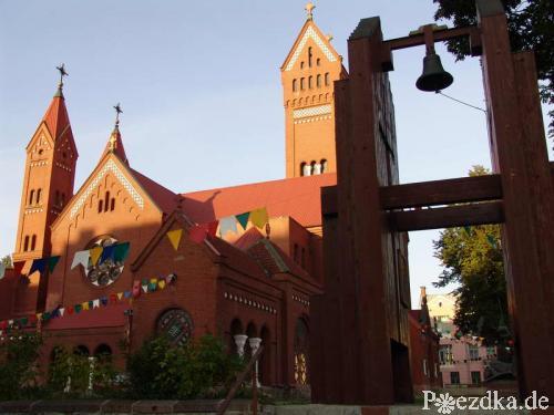 Die Rote Kirche von Minsk