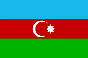 Flagge Aserbaidschan