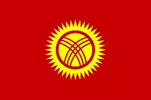 Flagge Kirgisistan